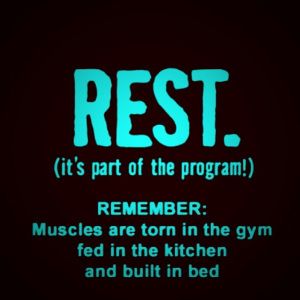 It’s hard not to feel a little guilty on rest day but it’s part of the program. Rest Day Quotes, Fitness Home, Abs Challenge, Rest Day, Fit Girl Motivation, Gym Quote, Day Quotes, Diet Keto, Gym Humor