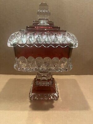 Vintage Westmoreland Ruby Flashed Cut Glass Candy Dish W/Lid BEAUTIFUL Elegant | eBay Antique Dishes Collectible, Vintage Dishes Antiques, Milk Glass Candy Dish, Westmoreland Glass, Christmas Centerpieces Diy, Antique Dishes, Glass Candy Dish, Glass Candy, Vintage Dishes