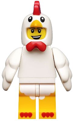 Lego Chicken, Chicken Suit, Chicken Suits, Chicken Boy, Ra Themes, Lego News, Lego Figures, Lego Minifigure, Lego Parts