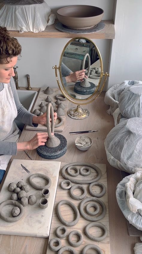 Illyria Pottery (@illyriapottery) • Instagram photos and videos Pottery Lessons, Ceramics Pottery Art, Ceramics Pottery, Studio Design, Pottery Ideas, Spring Collection, Manners, Ceramic Pottery, Pottery Art