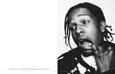 Asap Rocky Magazine Cover, Asap Rocky Portrait Photography, Asap Rocky Twitter Header, Asap Rocky Editorial, Asap Rocky Computer Wallpaper, Asap Rocky Wallpapers For Laptop, Asap Rocky Macbook Wallpaper, A Ap Rocky Fashion, White Computer Wallpaper