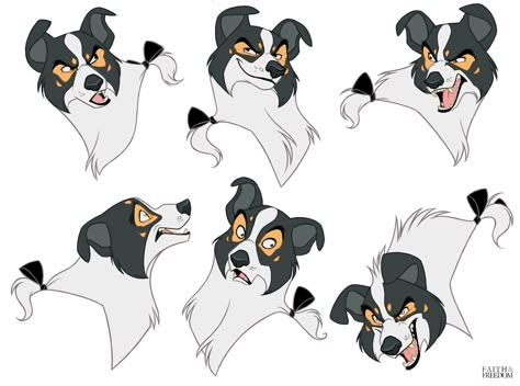 ArtStation - Duncan Expression Sheet, Federica Patriarca Dog Expressions Drawing, Dog Facial Expressions Drawing, Dog Character Sheet, Comic Dog Drawing, Dog Character Expressions, Expressions Sheet, Dog Character Design, How To Draw Disney Style Dogs, Animal Expressions