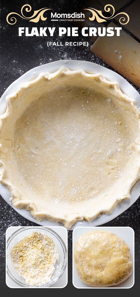 It's pie season, and that means Thanksgiving and Christmas pies galore! Never be disappointed with your pie crust again. This knockout flaky pie crust requires just four simple ingredients and delivers perfect results every time — guaranteed. Pie Crust With Vinegar, Pie Crust Dessert, Christmas Pies, Brown Sugar Pie, Sugar Pie Crust, Pie Crust Top, Flaky Pie Crust Recipe, Christmas Pie, Pie Crust Recipe