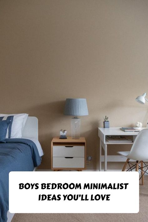 Boys Bedroom Minimalist Ideas You’ll Love Bedroom Minimalist Ideas, Minimalist Boys Bedroom, Bedroom Attic Ideas, Boys Bedroom Green, Boys Space Bedroom, Small Boys Bedrooms, Guys Room Aesthetic, Boys Shared Bedroom