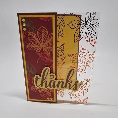 Crafters Companion Hello Fall, Crafters Companion Hello Fall Cards, Acetate Cards, Papercraft Ideas, Autumn Cards, Fabulous Fall, Crafters Companion, Falling Leaves, Thanksgiving Cards