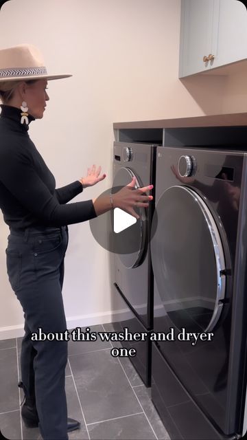 Morgan & Jamie | MN Contractor, Business Marketing Strategies on Instagram: "Pedestal washer & dryer anyone? Or a smart washer & dryer combo? When designing the laundry room for our #LorienHome clients, a family of six with four active kids, we knew that durability, efficiency, and convenience were non-negotiables.   LG Smart Washer and Smart Dryer combo, along with some additional features to streamline their laundry routine. Front Load Smart Washer with TurboWash 360 is a game-changer. With its smart technology, it’s not just a washer—it’s a laundry assistant. The TurboWash 360 feature ensures thorough cleaning in less time, perfect for a busy household like our clients.   Gas Smart Dryer with TurboSteam™ and Dial-A-Cycle™. This dryer is not only efficient but also incredibly versatile. Laundry Room With Washer And Dryer On Pedestals, Laundry Rooms With Front Loaders On Pedestals, Front Load Washer And Dryer Stands, Washer And Dryer Set Up, Washer And Dryer With Pedestal, Bosch Washer And Dryer, Front Loading Washer And Dryer Platform, Lg Laundry Room Ideas, Washer Dryer On Pedestal