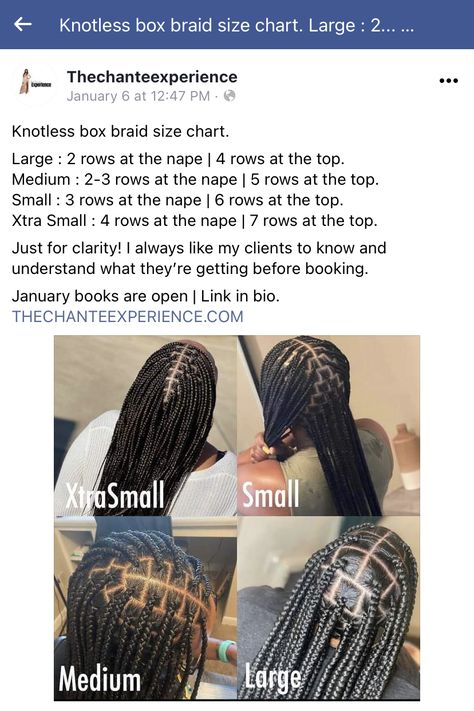 Knotless Braids Length Chart, Braids Length Chart, Knotless Braids Length, Red Flags In A Relationship, Box Braids Sizes, Braids Length, Hair Braid Patterns, Home Hair Salons, Parting Hair