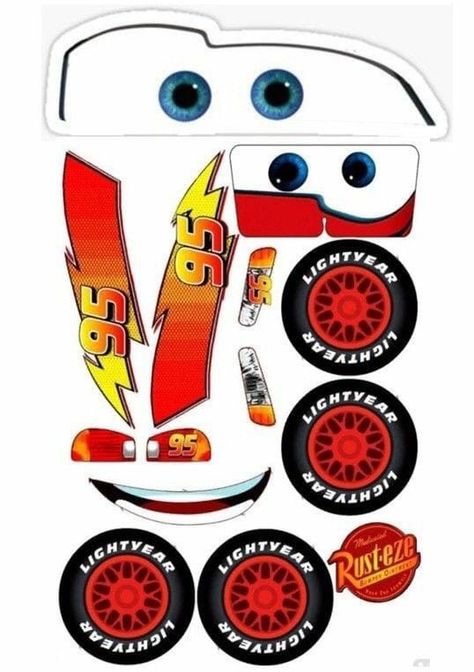 Disney Car Stickers, Cars Halloween Costume, Lightning Mcqueen Costume, Halloween Comics, Car Costume, Cars Birthday Party Decorations, Disney Cars Party, Celtic Festival, Disney Cars Birthday