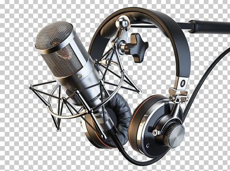 Microphone Png, Best Photo App, Recording Studio Microphone, Headphones Audio, Headphone Audio, Photoshop Backgrounds Free, Dj Images, Church Poster Design, Sound Studio