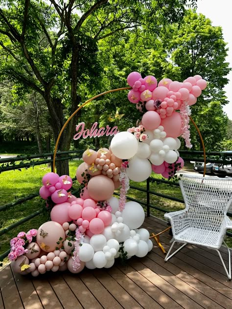 Garden theme
Butterfly theme
Baby shower girl
Birthday
Girly
Pink balloons Butterfly Theme Balloon Arch, Round Balloon Arch With Flowers, Round Backdrop With Balloons And Flowers, Flower And Butterfly Backdrop, Floral Backdrop With Balloons, Flower Wall With Balloon Garland, How To Add Flowers To Balloon Garland, Hoop Backdrop With Balloons, Balloon Garland Flowers