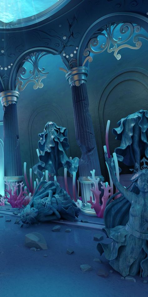 Beauty Places, Ocean Design, Time Princess, Water Adventure, Disney Concept Art, Ocean Wallpaper, Artist Portfolio, White Stag, Fantasy Adventure