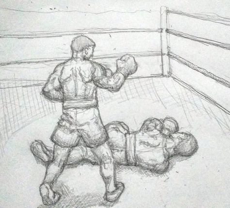 Boxing Stance Drawing, Boxing Drawing Art, Boxing Sketch, Fighter Sketch, Boxing Drawing, The Fighter, Boy Drawing, Sketchbook Art Journal, Graffiti Drawing