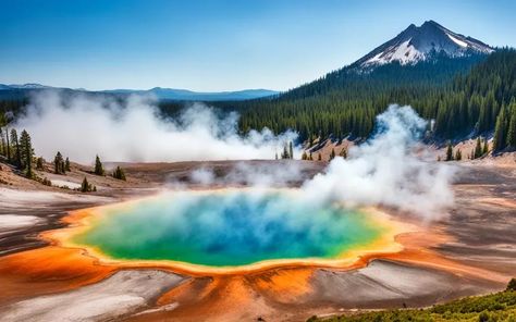 Explore the awe-inspiring terrain of Lassen Volcanic National Park, where geothermal marvels and volcanic landscapes await your discovery. Lassen National Park, Lassen Volcanic, Lassen Volcanic National Park, Take A Hike, Awe Inspiring, Hiking, National Parks, Wonder, Lake