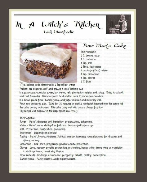 Witchy Cooking Recipes, Witchy Baking Recipes, Witch Food Recipes, Witchy Recipes Food, Sabbat Recipes, Witch Cookbook, Pagan Recipes, Kitchen Witchcraft, Witch's Kitchen