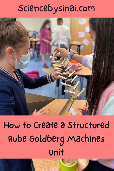 Simple Machines Stem, Rub Goldberg Machine Ideas, Rube Goldberg Machine Ideas Simple, Easy Rube Goldberg Machine, Rube Goldberg Projects For Kids, Simple Machines Projects For Kids, Rube Goldberg Machine Ideas, Rube Goldberg Projects, Simple Machines Activities