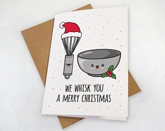 Baking puns | Etsy Cooking Birthday Card, Christmas Puns Cards, Christmas Pun Cards, Christmas Cards For Mom, Christmas Card For Mom, Sam Bahadur, Christmas Card Puns, Greeting Card For Mom, Pun Cards