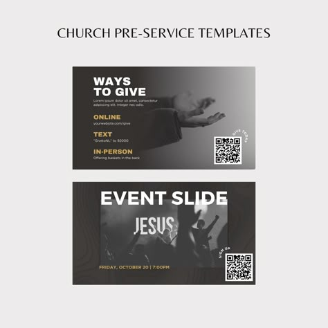 Sermon Slide Design, Church Slides Graphics, Church Announcements Slides, Church Thumbnail Design, Church Service Flyer, Church Announcements, Church Media Graphics, Social Media Church, Church Lobby