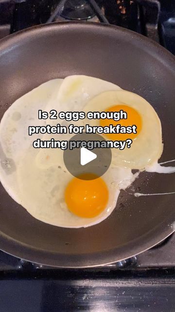 Stephanie RD | pregnancy symptom relief on Instagram: "2 eggs is not enough 😱⤵️

While 2 eggs provide SO much nutrition for you and baby, ideally most pregnant women require more protein per meal. Your protein requirements are higher in pregnancy, and even HIGHER in the second half. And I always recommend eating the WHOLE egg during pregnancy, the yolk is where the baby building nutrients are at 🍳

Proteins are the building blocks 🧱of cells, and if you think about it-  a new life (created from scratch!) is all made up of brand new cells. Not only that, you have a brand new organ (the placenta!)

Protein is also helpful in stabilizing your blood sugars which helps nausea and energy levels. 

So what other proteins can you add to your eggs? 
•cottage cheese
•nut butter (not scrambled into Best Meals For Pregnant Women, Good Breakfast For Pregnant Women, Best Food To Eat When Trying To Get Pregnant, Protein While Pregnant, 27 High-protein Breakfasts For When You're Sick Of Just Eggs, Eating Eggs, Pregnancy Symptoms, 2 Eggs, Whole Eggs