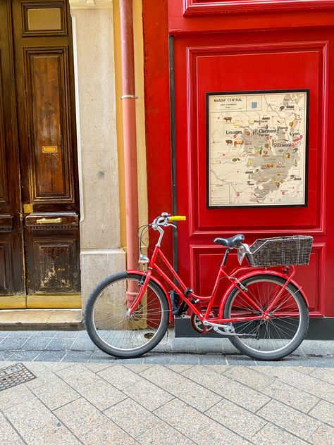 Bicycle, red, architecture, nice, south of france, côte d’azur, french riviera, europe, red, aesthetic, travel, travelling, architecture Red Architecture, Red Bicycle, Aesthetic Travel, Europe Trip, Red Aesthetic, French Riviera, South Of France, Europe Travel, Bicycle