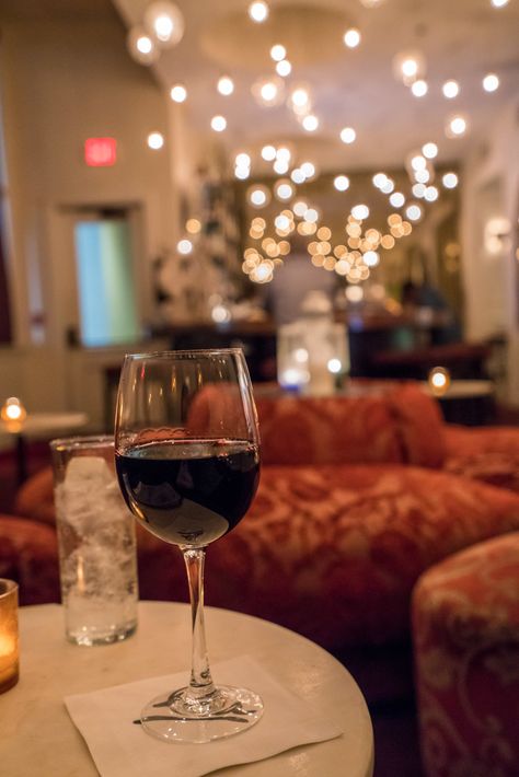 A glass of wine at Loa bar inside International House, a New Orleans boutique hotel. #FindYourNOLA #ad Expensive Drinks, Best Bar Design, Bar Pictures, Nola Trip, Art Spirituality, Couples Retreat, Nature Is Beautiful, Best Bar, Apartment Goals