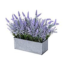 Check this out on Amazon Farmhouse Decor Office, Lavender Potted Plant, Fake Lavender, Lavender Centerpieces, Bathroom Desk, Lavender Decor, Lavender Plants, Flower Base, Desk Room