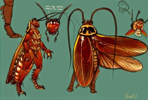 Ref Sheet, Alien Character, Bug Art, Alien Concept Art, Fantasy Races, Monster Design, Creature Concept Art, Arte Animal, 판타지 아트