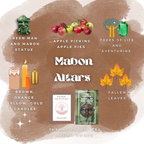 Mabon Southern Hemisphere, Mabon Candle Colors, Mabon Altar Ideas, Seasonal Witchcraft, Mabon Aesthetic, Witch Holidays, Mabon Altar, Mabon Celebration, Altar Offerings