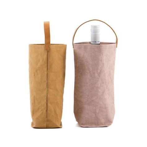 Uashmama Wine Bag and Cooler by Food52 - Dwell Wine Boxes, Washable Paper Bag, Expensive Wine, Washable Paper, Wine Bags, Wine Bottle Bag, Wine Packaging, Creation Couture, Diy Cardboard