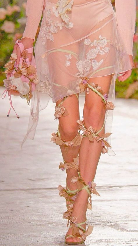 𝑒𝑙𝑖𝑛𝑎 ໒꒱ ‧₊˚ in 2024 | Fairy outfit, Fairy fashion, Princess halloween costume Nature Fairy Dress, Whimsical Garden Outfit, Pink And Green Fairy Outfit, Plant Fairy Costume, Flora Winx Inspired Outfit, Fairy Rave Outfit Ideas, Fairy Costume Inspiration, High Elf Outfit, Garden Of Eden Costume