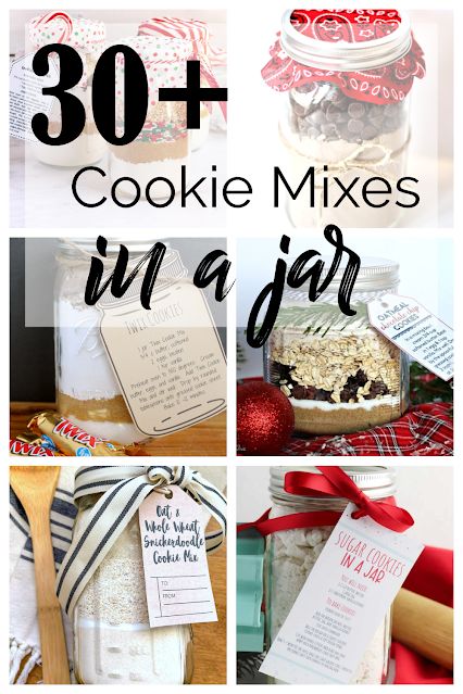 Over 30 cookie mixes in a jar! Find the best mason jar cookie recipes for your next gift giving occasion. Mason Jar Cookie Mix Recipe, Jar Cookie Recipes, Cookie Mix Recipes, Mason Jar Gifts Recipes, Mason Jar Cookie Recipes, Cookie Mix Jar, Cookie Mix In A Jar, Mason Jar Cookies Mix, Cookie Jar Gifts