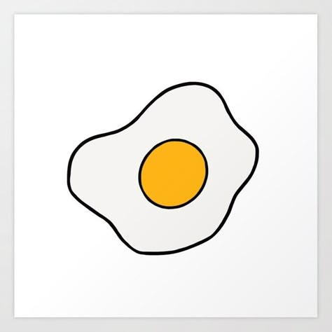 Egg Tattoo Ideas, Fried Egg Tattoo, Fried Egg Drawing, Egg Doodle, Taylor Drawing, Egg Tattoo, Egg Drawing, 3d Doodler, Flower Templates Printable