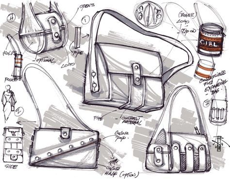 Footwear Sketches, Bag Sketch, Accessories Design Sketch, Product Sketches, Backpack Drawing, Atelier Design, Handbag Design, Bag Illustration, Custom Handbags