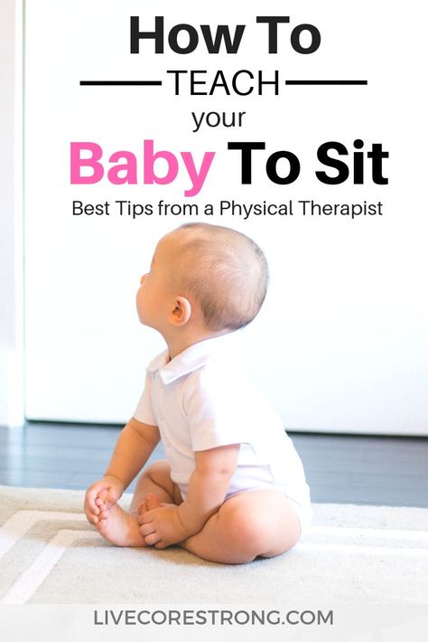 Sitting Up Baby, Teaching Babies, Baby Sitting, Flying With A Baby, Baby Workout, Baby Education, Crawling Baby, Cool Baby, Baby Development