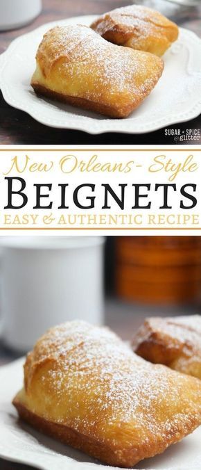 Easy Beignets, Beignets Easy, Beignet Recipe, New Orleans Recipes, Family Brunch, New Orleans Style, Homemade Donuts, Bourbon Street, Mardi Gras Party