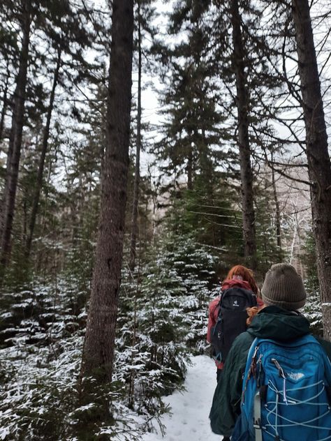 Wilderness Therapy Aesthetic, Winter Hike Aesthetic, Granola Winter Aesthetic, Northern Attitude Aesthetic, Pnw Winter, Environmental Science Aesthetic, Winter Hike, Vision Board Images, Pacific City