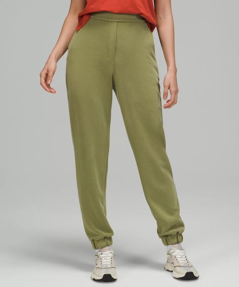 Discover great products at the best prices at Dealmoon. Lululemon Softstreme Relaxed High-Rise Pant | Women's Joggers | lululemon. Price:$79.00 at lululemon Lululemon Black Friday, Lululemon Softstreme, Joggers Lululemon, Bronze Green, Classic Trousers, High Rise Pants, Joggers Womens, Pants Design, Hoodie Top