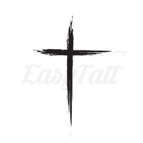 Tattoo Care Instructions, Small Cross Tattoos, Small Cross Tattoo, Cream Tattoo, Brush Tattoo, Full Tattoo, Realistic Temporary Tattoos, Cross Tattoo For Men, Cross Tattoos