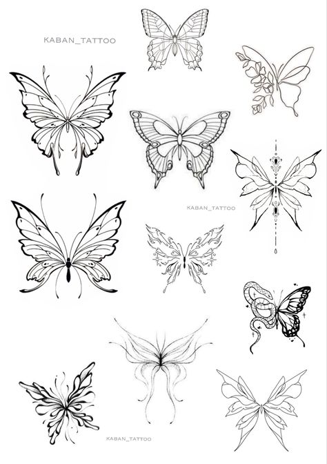 Triple Butterfly Tattoo, Mystical Butterfly Tattoo, Moth Tattoo Fine Line, Monarch Butterfly Tattoo Stencil, Line Work Butterfly Tattoo, Butterfly Flash Tattoo, Abstract Butterfly Tattoo, Pretty Butterfly Tattoo, Blackwork Tattoo Design Drawings