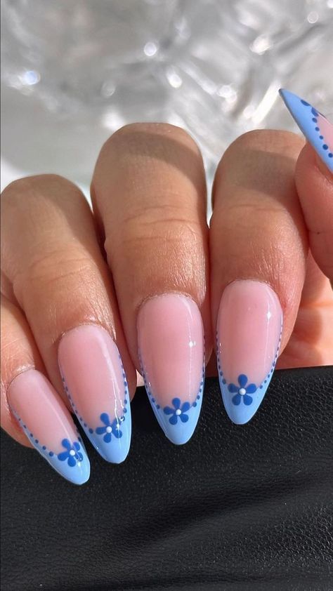 Summer Nails 2024, Simple Gel Nails, Girly Acrylic Nails, Summery Nails, Casual Nails, Her Nails, Almond Acrylic Nails, Vacation Nails, Nails 2024