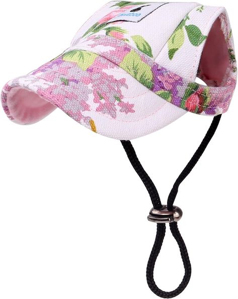 I just bought this ball cap for our grand-dogter :), she looks so adorable !! Pola Topi, Dog Goggles, Toy Fox Terriers, Dog Clothes Patterns, Sun Protection Hat, Dog Eyes, Dog Hat, Plush Dog Toys, Small Puppies