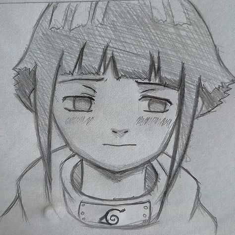 Hinata Hyuga Hinata Drawing Pencil Easy, Hinata Sketch, Hinata Drawing, Cool Names For Instagram, Cute Sketches, Royale High, Anime Drawing, Chibi Drawings, Sketchbook Art