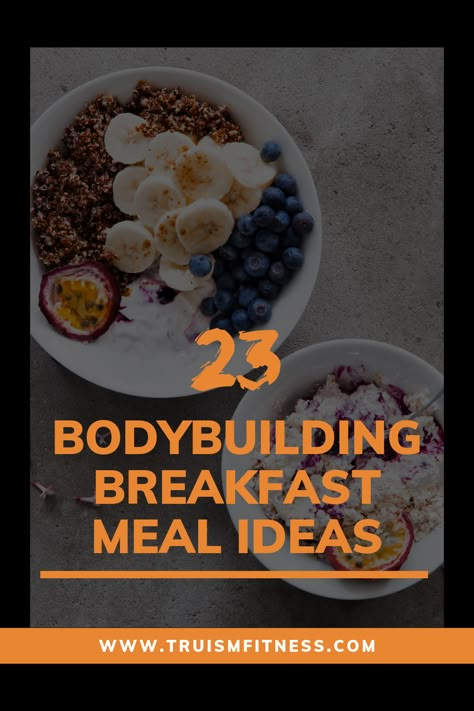 Body Builder Meal Plan, Breakfast Meal Ideas, Meal Prep Bodybuilding, Bodybuilding Breakfast, Pre Workout Breakfast, Bulking Meals, Post Workout Breakfast, Workout Breakfast, Exercise Weights