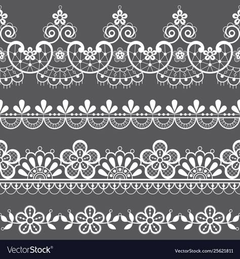 Photoshop Inspiration, Lace Tattoo Design, Ornamental Vector, Lace Drawing, Lace Painting, Lace Art, Sana Safinaz, Lace Tattoo, Pattern Inspiration