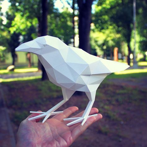 Papercraft Animals, Shape Vector, Wood Wall Sculpture, Geometry Design, Shadow Box Art, Paper Birds, Low Poly Art, Paper Animals, 3d Paper Crafts