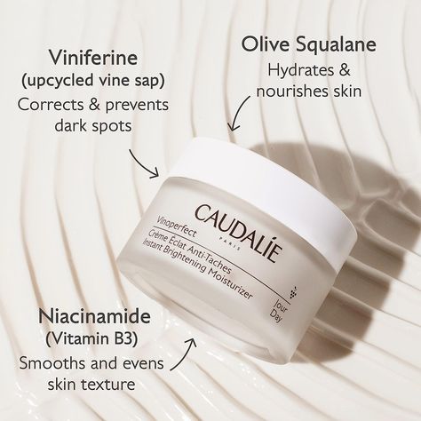 Caudalie Caudalie Vinoperfect Instant Brightening Moisturizer, 1.6 oz Caudalie strives to be the most effective, clean and sustainable skincare brand with no toxic ingredients. #afflink #affliatemarketing #cleanskincare #brighteningmoisturizer #nontoxicskincare #caudalieskincare Niacinamide Cream, Caudalie Skincare, Caudalie Vinoperfect, Skincare For Combination Skin, Water Gel Moisturizer, Glowing Skin Makeup, Nontoxic Skincare, Glowing Skincare, Natural Skin Care Routine