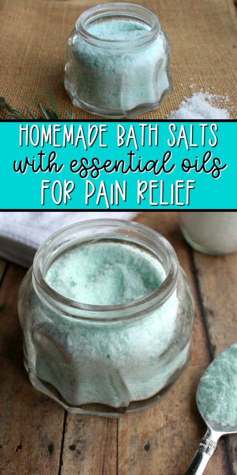 Bath Salts For Colds, Sinus Bath Soak Essential Oils, Diy Sore Muscle Bath Soak, Bath For Sore Muscles, How To Make Homemade Bath Salts, Homemade Bath Salts With Essential Oils, Relaxing Bath Salts Diy Essential Oils, Sore Muscle Relief Bath, Bath Salt Recipes With Essential Oils