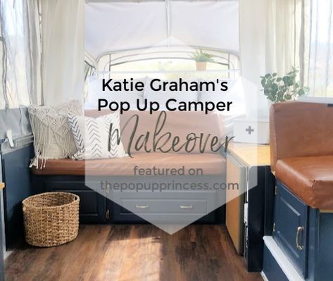 Pop Up Camper Remodel, Tent Trailer Remodel, Pop Up Campers, Pop Up Princess, Popup Camper Remodel, Pop Up Tent Trailer, Glamper Camper, Pop Up Trailer, Diy Camper Remodel