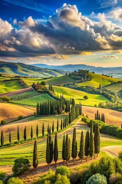 Photo toscane italie europe vue panorami... | Premium Photo #Freepik #photo #paysage-rural #rural #campagne #panorama Toscana Italia, Premium Photo, Vision Board, Favorite Places, Italy, Quick Saves