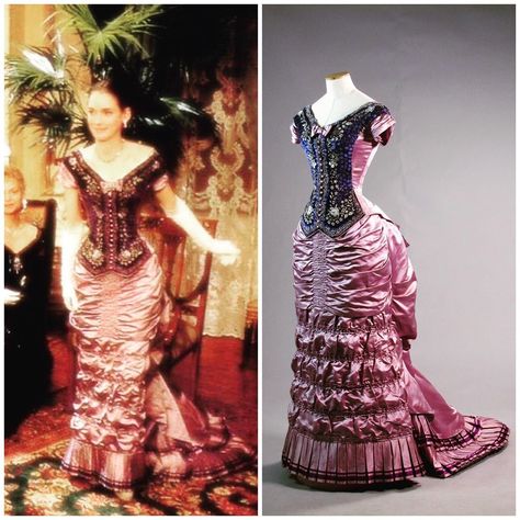 Tirelli on Instagram: “May Welland (#winonaryder) in “The age of innocence” by Martin Scorsese. Gabriella Pescucci won the Oscar for the best costume design.…” 19th Century Gown, Italian Costume, Victorian Outfits, Form Dress, 1960s Skirt, Apocalypse Au, Tudor Fashion, Movie Design, Victorian Era Fashion