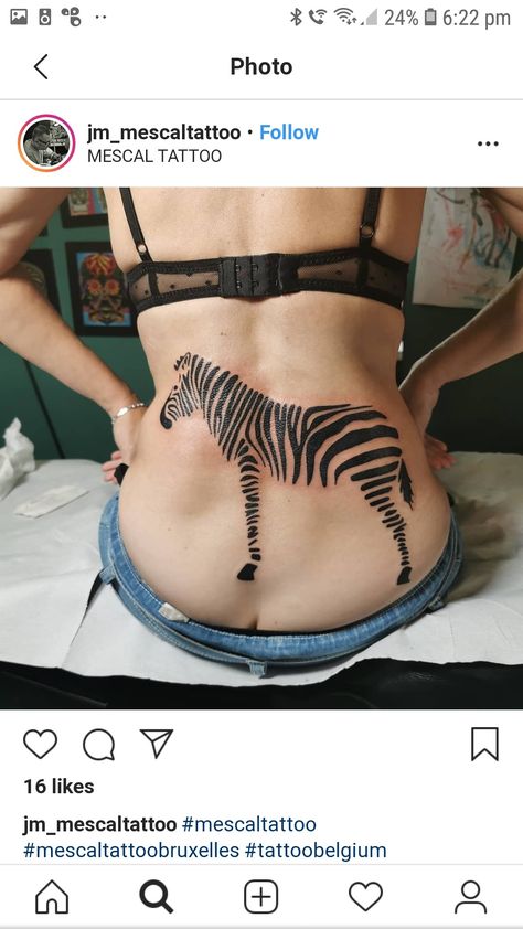 Zebra Tattoo, Zebra Tattoos, Back Tats, Polynesian Tattoo, Tatting, Tattoo Ideas, Tattoo Designs, Tattoos